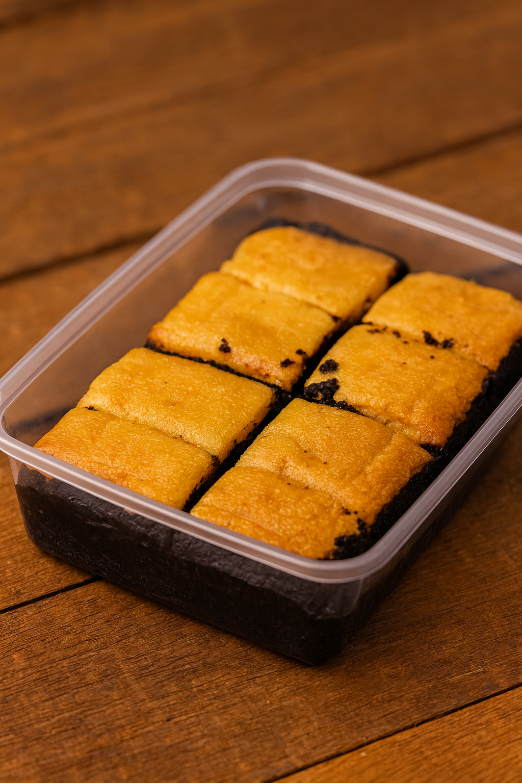 Creamy Fudgee Chocolate Bars (8slices)