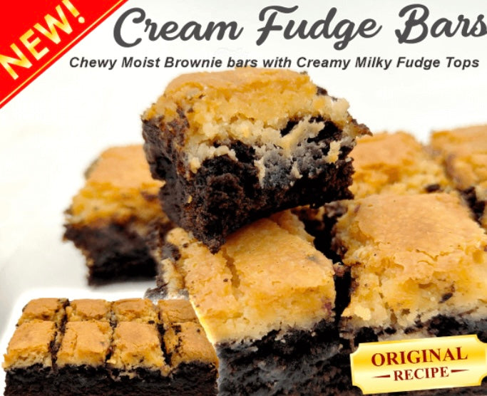 Creamy Fudgee Chocolate Bars (8slices)