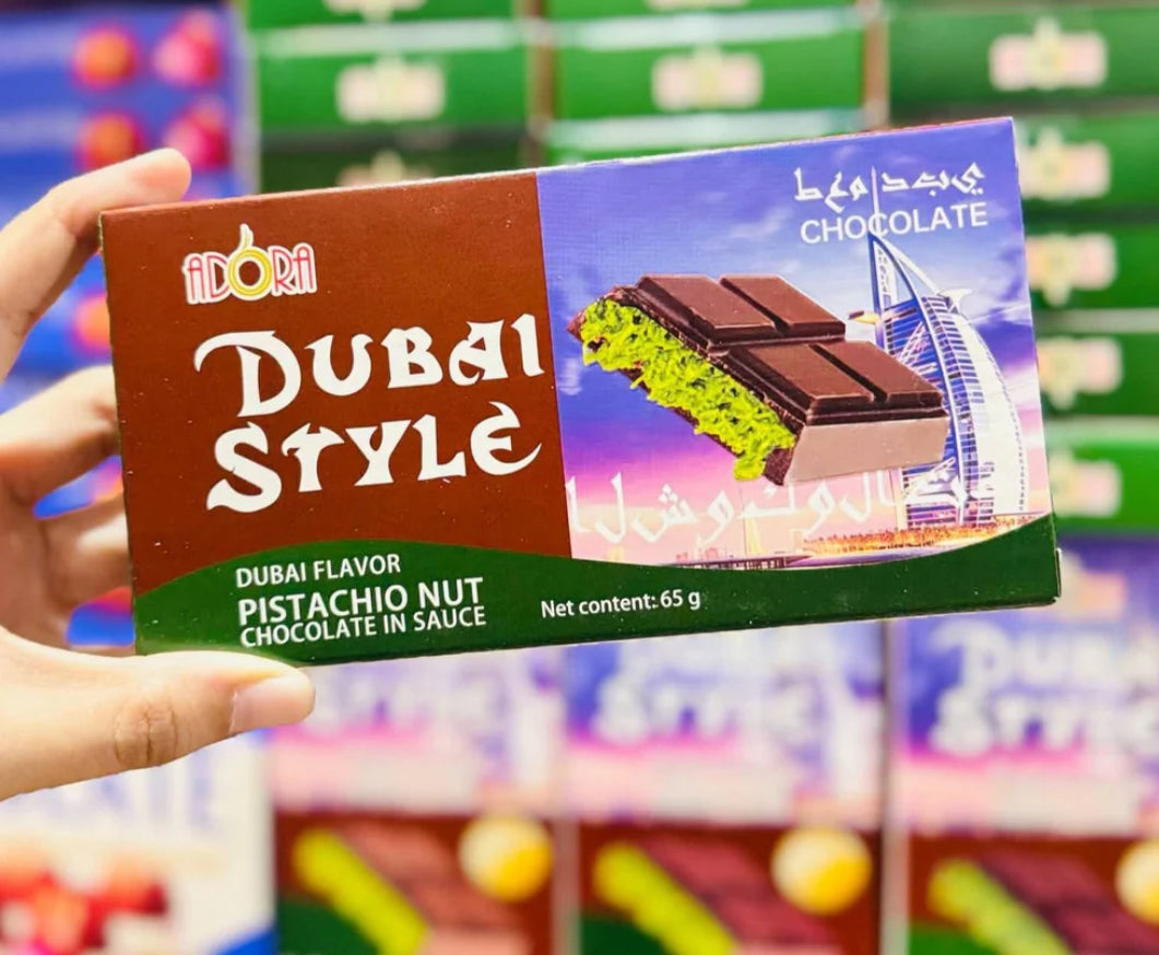 Adora Dubai Style Pistachio Chocolate 65g