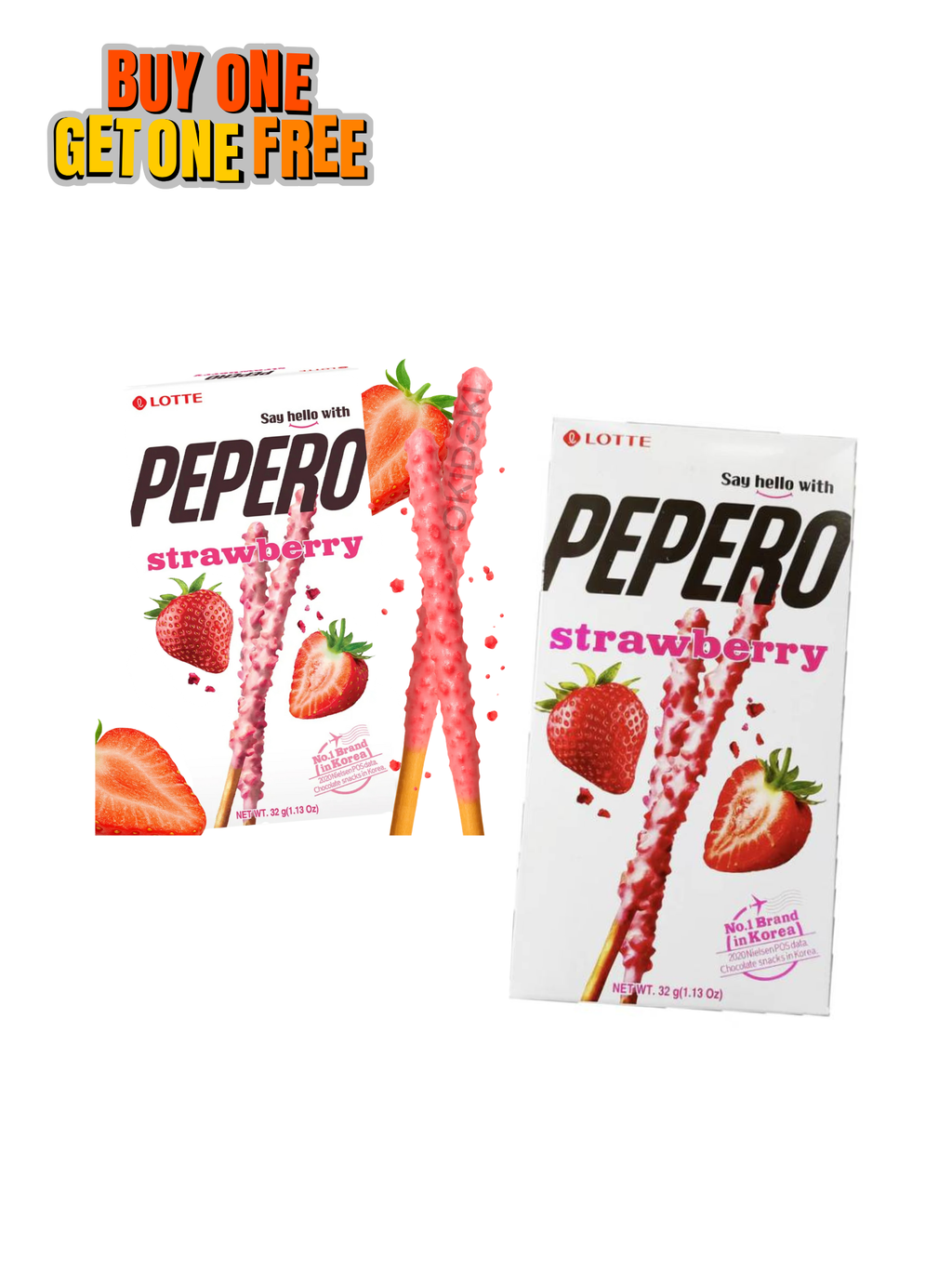 Lotte Pepero Strawberry Buy 2 for ₱85