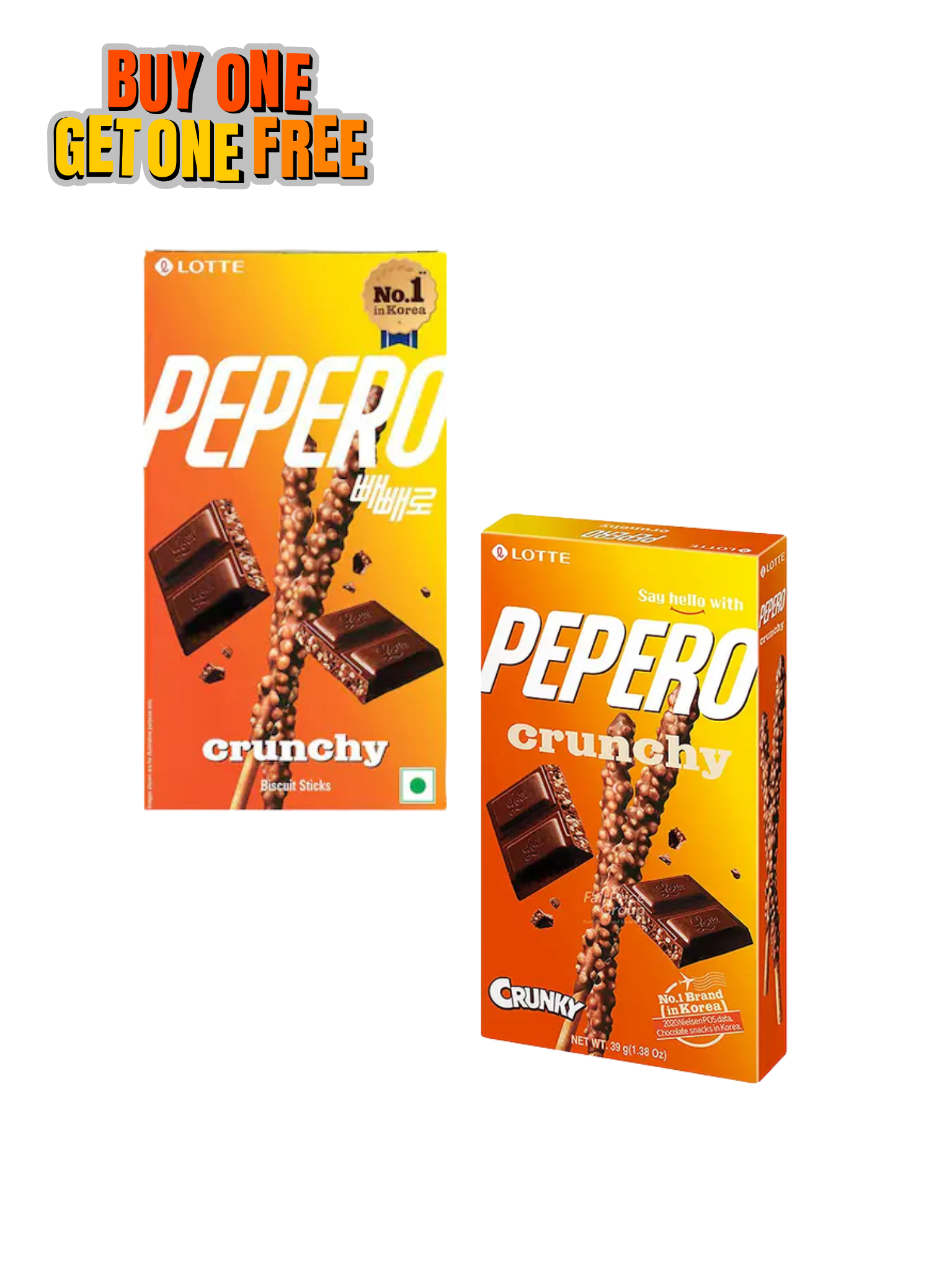 Lotte Pepero Crunch Buy 2 for ₱85