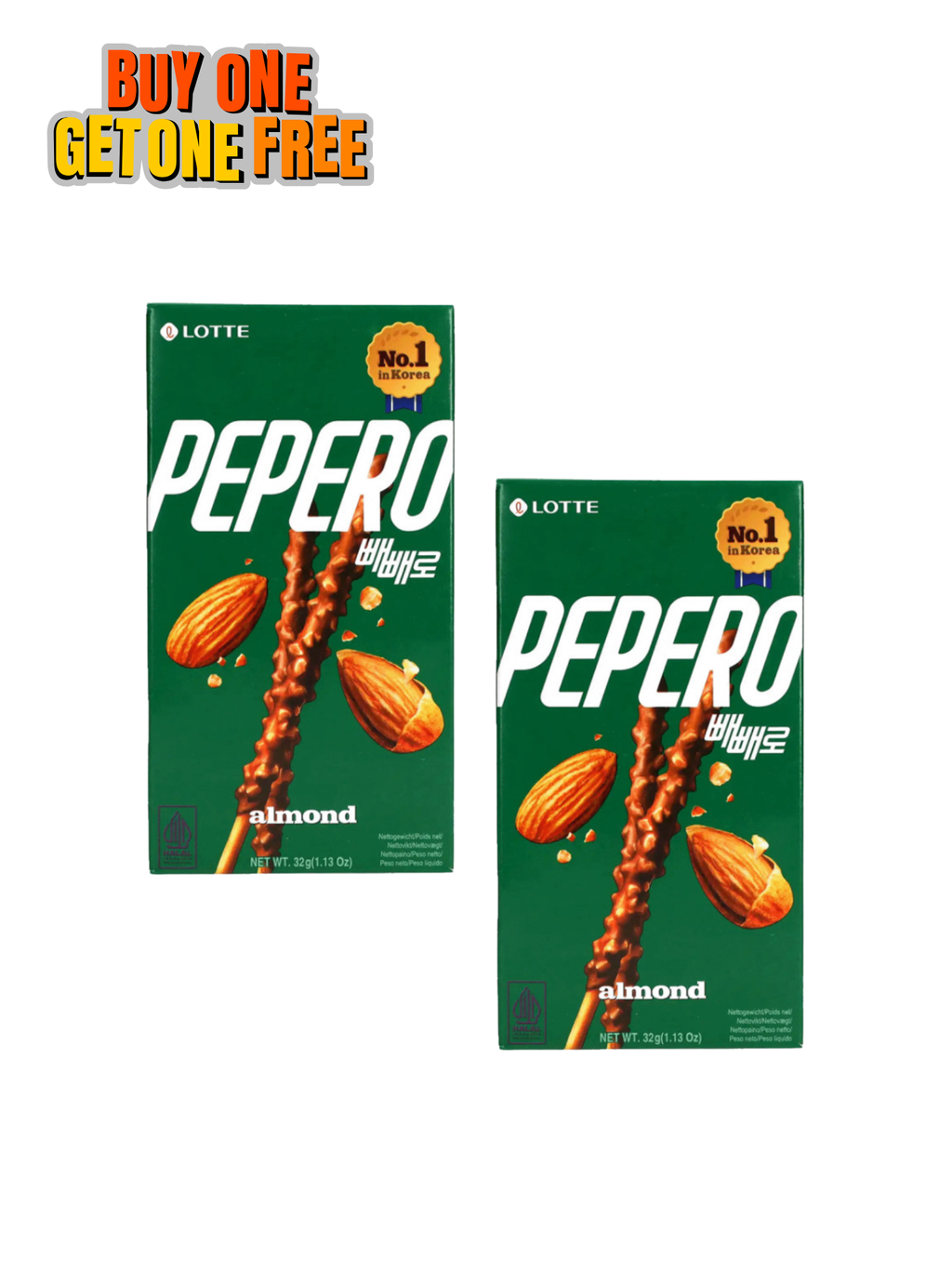 Lotte Pepero Almond Buy 2 for ₱85
