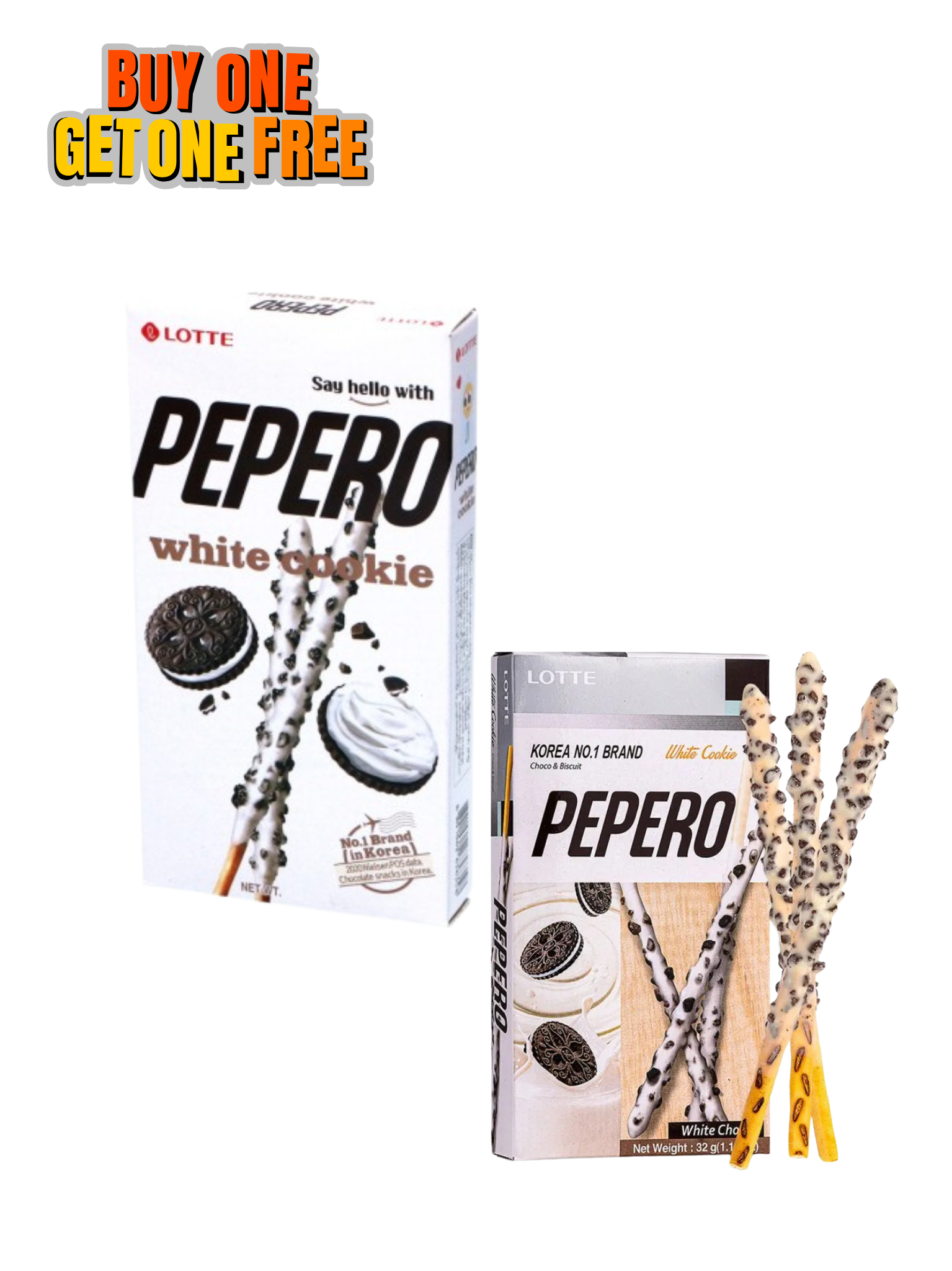Lotte Pepero White Cookie Buy 2 for ₱85