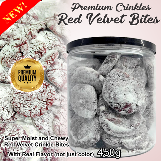 Choco Red Velvet Crinkles in Jar (450g)