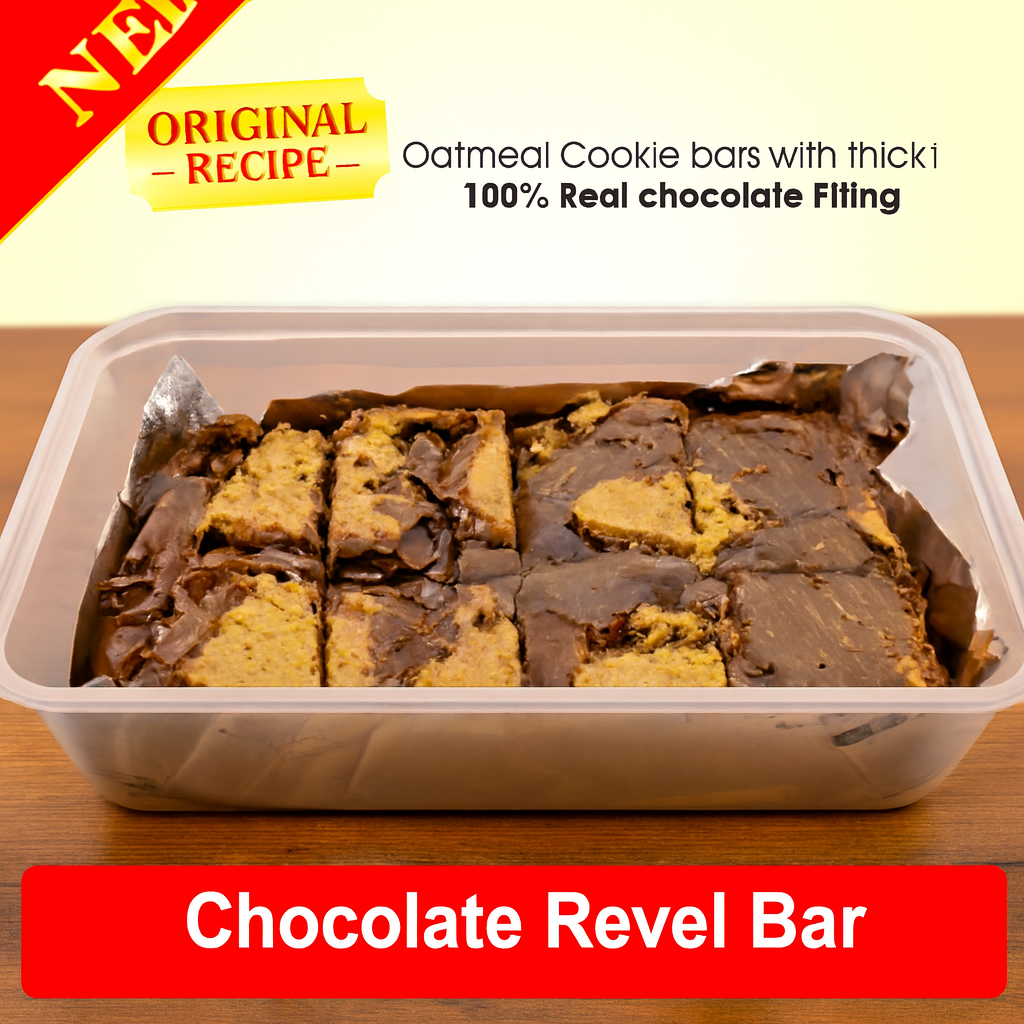 Chocolate Revel Bars (Oatmeal Bars)