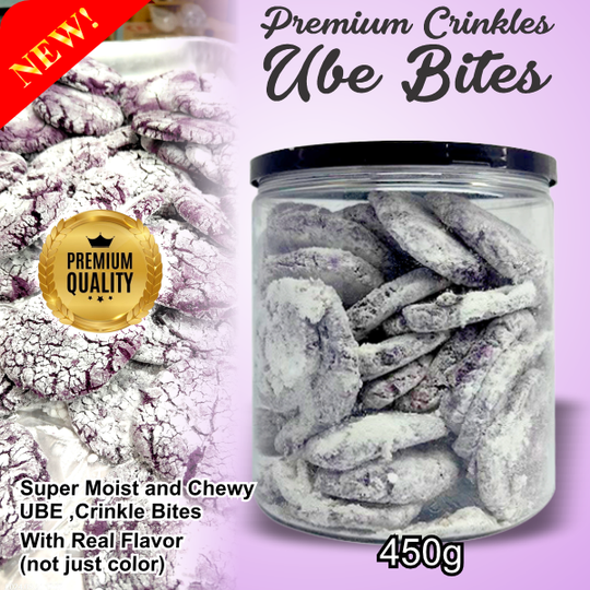 Choco Ube Crinkles in Jar (450g)